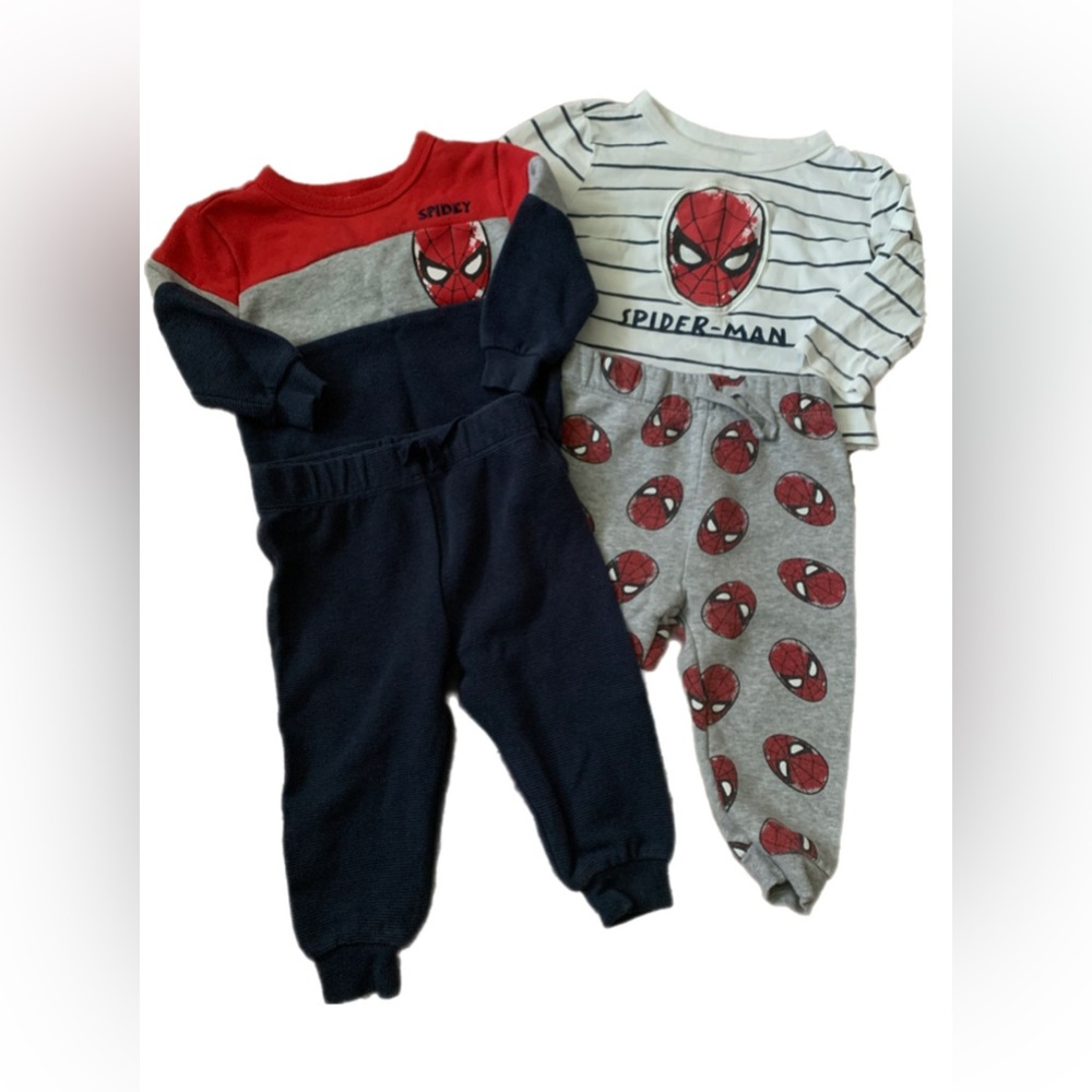 4 pieces Marvel set • Spiderman• Baby clothing• 9 months old